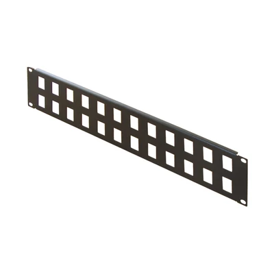Panneaux de brassage 19" pour modules Keystone
