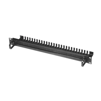 19" panneau de passage avec brosse